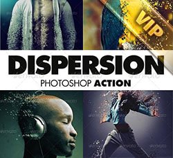 极品PS动作－墨点抽离（第一版）：Dispersion Photoshop Action
